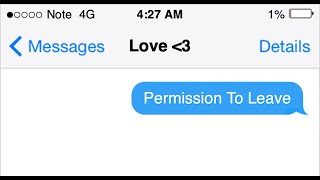 Permission To Leave  Original Song [upl. by Ko788]