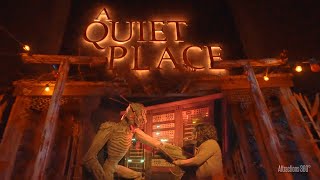 A QUIET PLACE Haunted House Walkthrough  Halloween Horror Nights 2024  HHN 33 [upl. by Eivla]