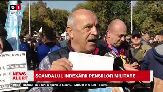 SCANDALUL INDEXĂRII PENSIILOR MILITAREȘtiri B1TV12 nov 2024 [upl. by Manfred72]