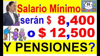 AUMENTO SALARIO MINIMO  8400 0  125000 PARA 2025 PENSIONES BENEFICIADAS Y PENSION BIENESTAR [upl. by Tiat]