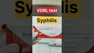 VDRL testrapid test for Syphilis disease dmlt labtechnician bscnursing [upl. by Oznarol893]