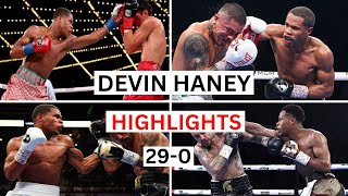 Devin Haney 290 All Knockouts amp Highlights [upl. by Ahsatal]