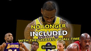 Lebron James Should Not Be Ranked Among the Greats Any Longer  Or Maybe Ranked At All [upl. by Lontson]