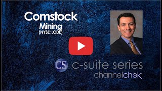 Comstock Mining LODE CSuite Interview with CEO Corrado De Gasperis [upl. by Ilarin]