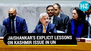 Jaishankar Reveals How Kashmir Became Accession Issue At UN India Trusted Multilateralism [upl. by Atel]