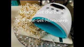 How to Get the Best AtHome Gel Manicure amp The Nail Dryer You Need to do it [upl. by Lesly]