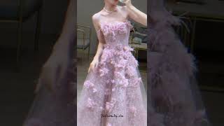 PRETTY PINK GOWN 🌸 viral gown bridaldress dress fashion wedding outfit ootd style love [upl. by Diann802]