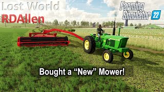 Bought a quotNewquot Mower  E48 Lost World  Farming Simulator 22 [upl. by Iffar]