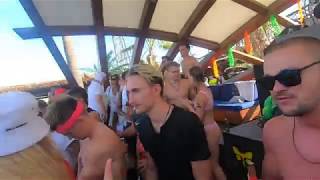 Daytime Stroll Through Zrce Beach 24 Hour Party Zone Summer 2019 Novalja Pag Croatia Part 2 [upl. by Amelita]