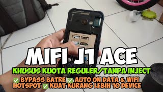 MIFI J1 ACE UNTUK INTERNET KUOTA REGULERTANPA INJECT [upl. by Zimmerman]