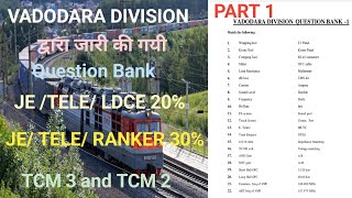 Question Bank Published by BRC Divprepration for JE tele Ldce 20℅and Ranker 30TCM2amp3howusetech [upl. by Chor]