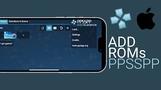 Howto Add ROMs to PPSSPP Emulator for iOS iPhoneiPad [upl. by Lundt]