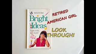 Retired 1997 American Girl Book quotBright Ideas From Girls for Girlsquot Look Through [upl. by Shreeves]