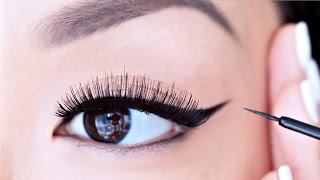 HOW TO Apply Liquid Eyeliner For Beginners  chiutips [upl. by Kowal]