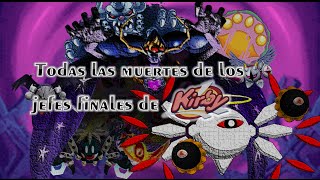 Todas las muertes de los jefes finales de Kirby [upl. by Benia]