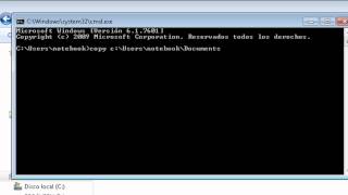 Tutorial para copiar archivos con cmd [upl. by Jotham]