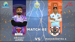 Maharashtra A Vs Orrisa Jammu  INDIA CUP 2024  KOLKATA [upl. by Garik]