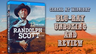 The Randolph Scott Collection  12 Classic Westerns Bluray Unboxing and Review [upl. by Dahlstrom]