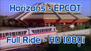 Horizons  Epcot Center  HD 1080i  Full Attraction  Highest Quality on YouTube [upl. by Yelnek]