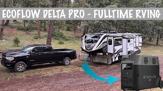 EcoFlow Delta Pro RV Solar Setup  Boondocking Fulltime [upl. by Eirased]