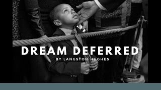 Dream Deferred Harlem Poem  Langston Hughes [upl. by Laamak]