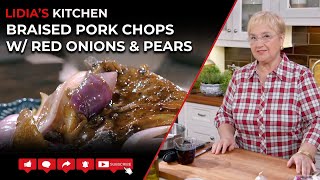 Braised Pork Chops with Red Onion amp Pears [upl. by Koss]