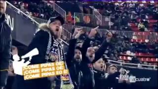 Mestalla grita «¡Fuera Fuera» a Yomus CN10 Curva Nord Valencia [upl. by Vonni183]