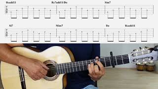 Condivido la Tab di Napulè Chitarra e Voce Fingerstyle [upl. by Pitzer544]