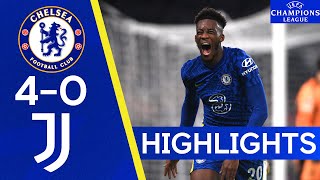 Chelsea 40 Juventus  Blues Storm Into Round of 16  Champions League Highlights [upl. by Leffert]