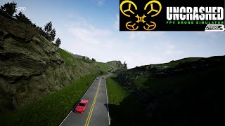 Uncrashed FPV simulator  City Park High City Road trip PS5 controller [upl. by Atsahs]