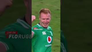 Frawley nails the drop kick to end the back and put Irish Rugby on top of the Springboks [upl. by Naillimxam]