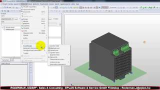 EPLAN Pro Panel 3D makró létrehozása [upl. by Connolly]