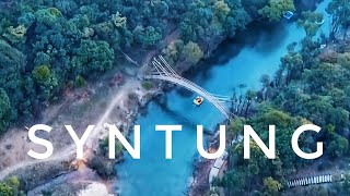 Drone Shots of SYNTUNG Wahrashi Falls  Mawkynrew Meghalaya [upl. by Sateia]