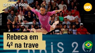 POR QUE REBECA ANDRADE NÃO FICOU COM MEDALHA NA TRAVE ESPECIALISTA EXPLICA [upl. by Iah633]