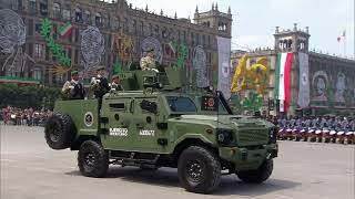 Desfile Militar Elementos de la Guardia Nacional marchan en el Zócalo CDMX  Imagen Noticias [upl. by Sej]