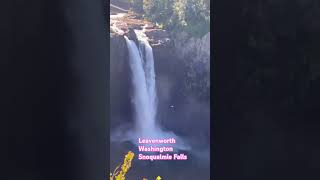 Leavenworth Washington👉 Snoqualmie Falls travel travelvlog washington [upl. by Scevor536]