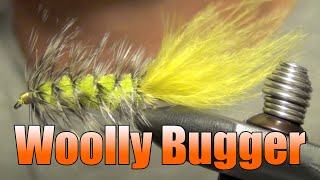 Woolly Bugger Fly Tying  Best All Purpose Streamer Fly Ever Invented [upl. by Noyahs]