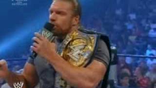 Triple H Talks about Scramble Match on Smackdown [upl. by Ailegnave]