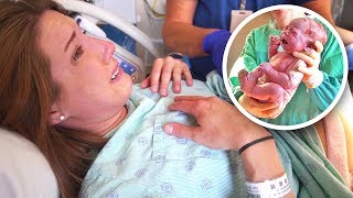 Emotional Live Birth Vlog of Our Baby Girl [upl. by Auqenes257]