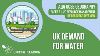 UK Demand for Water  AQA GCSE Geography  UK Overview 4 [upl. by Helbonnas248]