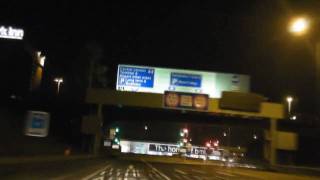 Driving to London Heathrow at Night HD Timelapse [upl. by Anuaek]