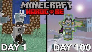 I Survived 100 Days in the Aether in Hardcore Minecraft [upl. by Lewse]