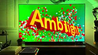 Ambilight demo with LG 4G Tv 65” [upl. by Micaela117]