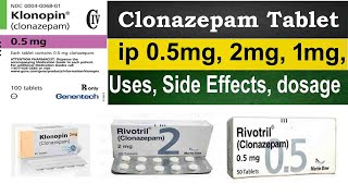 Clonazepam tablets ip 05 mg 2 mg tablet  clonazepam 05 mg 2 mg uses Side Effects sleeping [upl. by Claude]