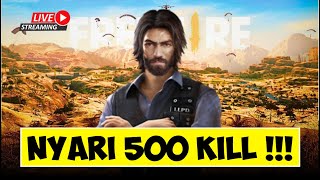 Free Fire 500 KILL  Mode Battle Royale [upl. by Lennej]