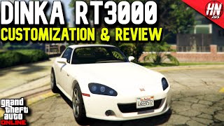 Dinka RT3000 Customization amp Review  GTA Online [upl. by Clapper880]