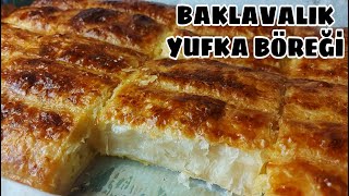 BAKLAVALIK YUFKA BÖREĞİ NASIL YAPILIR 🔝 NEFİS BÖREK TARİFİ [upl. by Aleciram363]