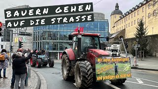 Landwirte Spediteure und Unternehmen protestieren in Siegen [upl. by Anafetse122]