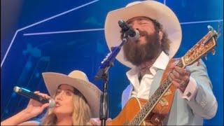 Post Malone and Lainey Wilson performing ‘Nose Dive’ live at GRAND OLE OPRY 8142024 [upl. by Whitford166]