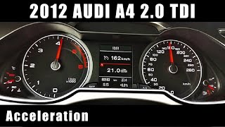 2012 Audi A4 B8 20 TDI 150 HP Acceleration  Przyspieszenie [upl. by Solberg]